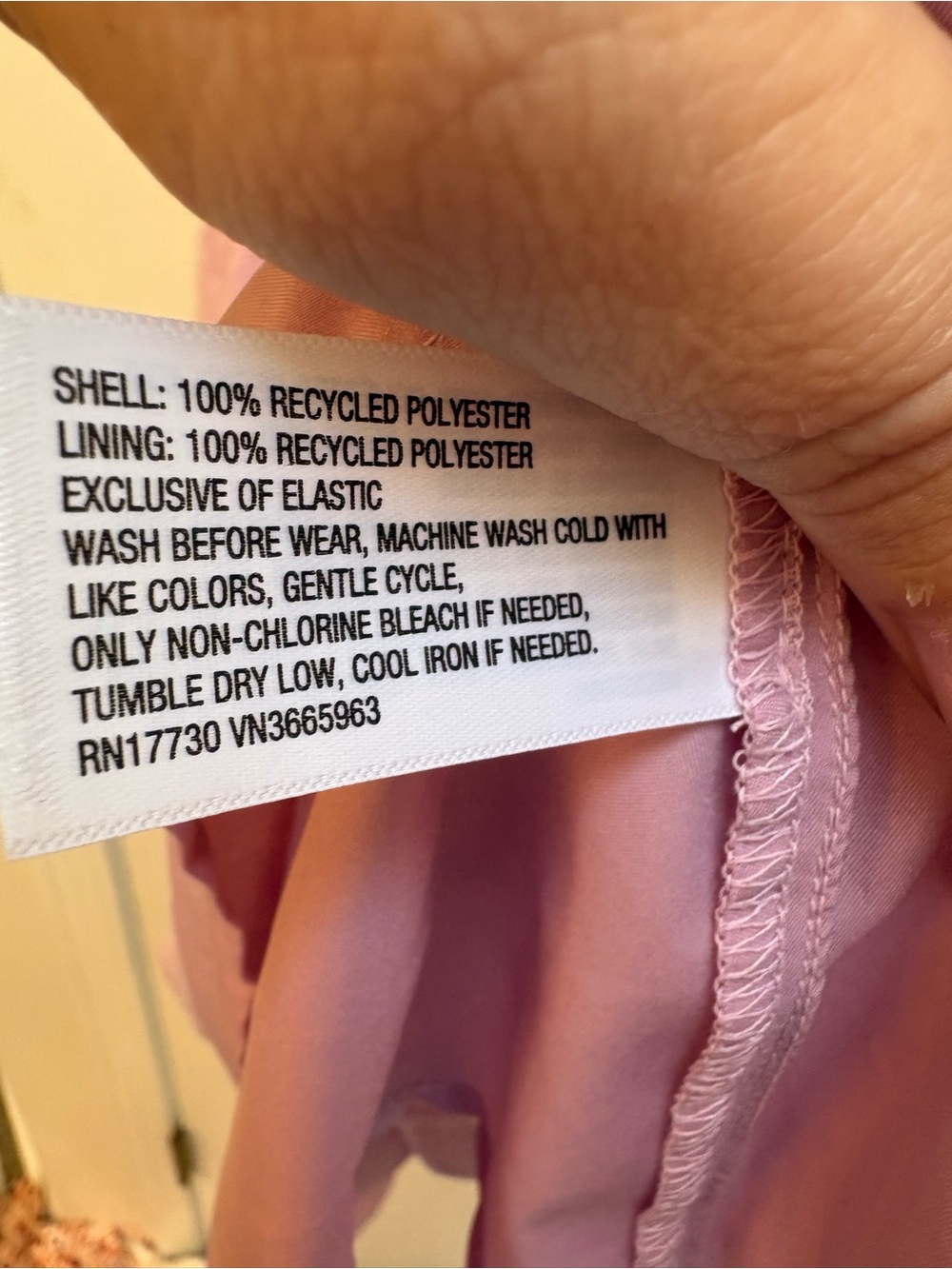 Cat & Jack Lavender Pink Ruffle Dot Dress - Picture 3 of 3